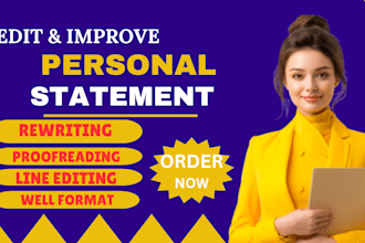 edit and improve your personal statement, sop, college, graduate, law school, cv