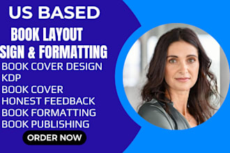 do ebook typesetting and design, book page layout design, picture book for KDP