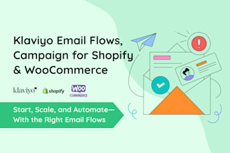 setup klaviyo flows, klaviyo email campaigns for your store