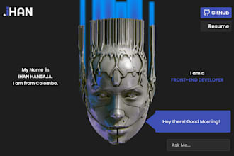develop immersive websites with three js, react and gsap