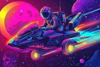 create spaceship, sci fi illustration and sci fi art