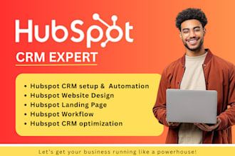 setup hubspot CRM hubspot automation website landing page