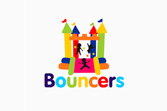 design corporate bounce house business logo