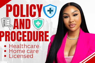 write healthcare group home, ndis policy and procedure manual to get you license