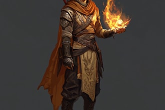 make amazing d and d character for you