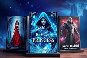 design fantasy, sci fi, horror, and mystery book covers