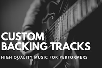 produce a HQ backing track for the song of your choice