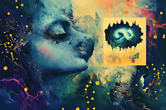 make creative abstract art for you