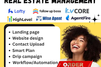 setup lofty drip campaign smart plan fub
