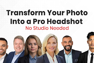 turn your photo into a professional headshot