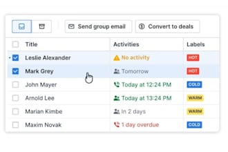 manage task, automation campaign lead, deal, email flows setup, in pipedrive CRM