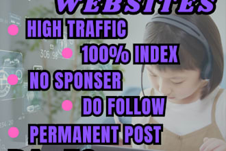 do publish education websites with high traffic