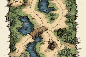 create your fantasy map, worldmap, battlemap for dnd etc