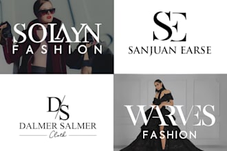 design luxury fashion apparel and clothing brand logo with fast delivery