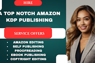 do perfect book formatting, editing, proofreading for amazon kdp, lulu