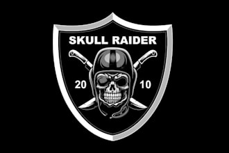 design high quality export raiders club  logo with unlimited revision