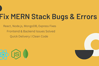 fix bugs and errors in your mern stack application