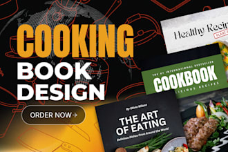 cooking  book design recipe book cookbook recipe blog ebook writer amazon