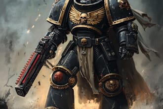 draw your star wars, warhammer 40k or character