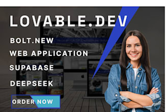 build website web application with bolt new ai, lovable dev