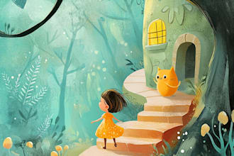 design children book illustration and cover children