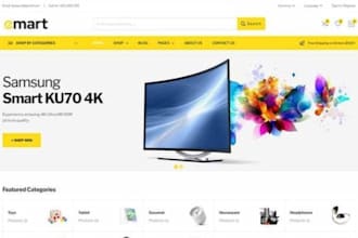 build wordpress woocommerce website for electronic gadget laptops and smartphone