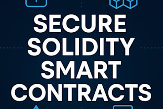 develop secure solidity smart contracts for token nft defi