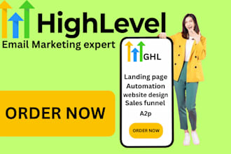 set up gohighlevel salesfunnel landingpage ghl expert ai