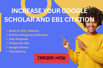 create eb1 niw researcher profile to increase google scholar citation journal