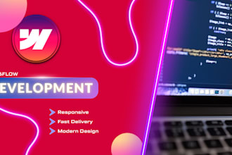 design a modern and responsive webflow website for you