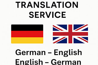 translate your german text into fluent and natural english