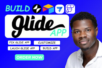 build mobile app or webapp with glide app flutterflow adalo appsheet airtable