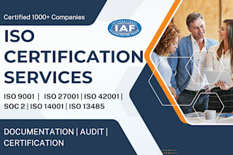 do iso 27701, 9001, 27001, soc2, 42001 , haccp certification and documentation