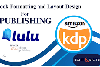 book formatting for amazon kdp and kindle