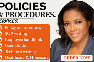 write policy and procedure manual for home care agency ndis employee handbook