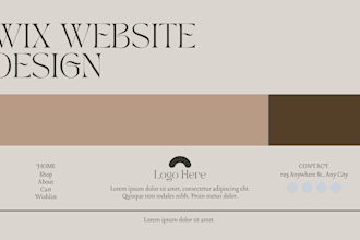 wix website design wix website redesign wix online store