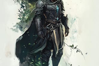 draw your d and d character and oc art