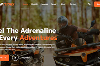 create outbound activity and adventure tour website