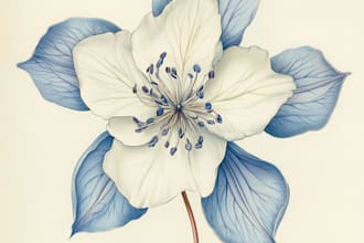 do botanical illustrations of flower
