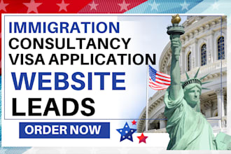design visa consultancy visa application immigration website immigration leads