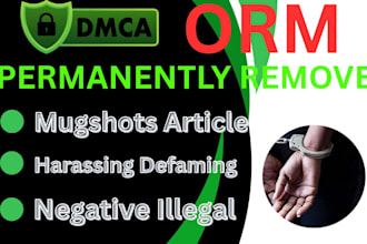 send dmca takedown notice to copyright,harassing,defamation, leaked, content