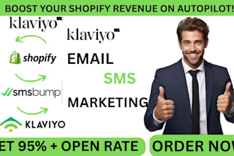 setup shopify klaviyo smsbump email marketing flows campaign automation workflow