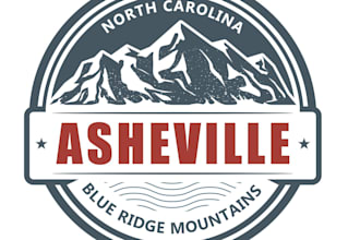 creative a modern mountain logo design within 24 hours