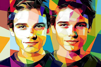 make awesome color wpap pop art portrait