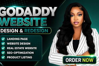 develop godaddy website design godaddy website redesign godaddy