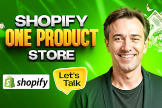 build one product shopify landing page, shopify ecommerce website, pagefly,