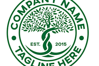 design a professional plant logo in illustrator design