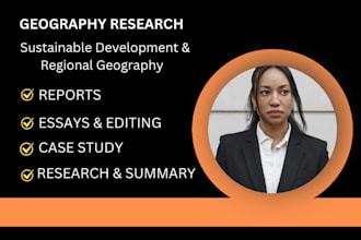 write sustainable development and regional geography