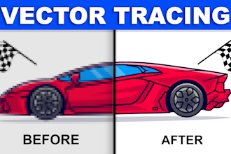 vectorize image or logo, convert png to svg, ai, eps, cdr