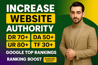 increase domain rating ahrefs dr domain authority da tf using seo backlinks